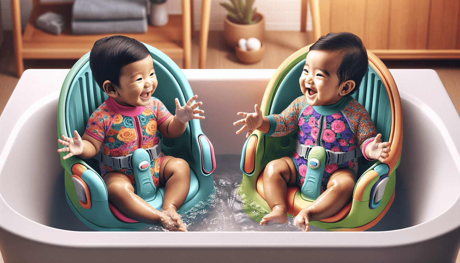 How To Choose A Sit-Up Bath Seat For Twins - Best bath seats